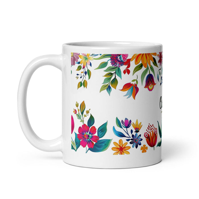 Catalina Exclusive Name Art Piece Home Office Work Coffee Mug Mexican Spanish Pride Gift Cup One-Of-A-Kind Calligraphy White Glossy Mug | C16 Mexicada