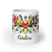 Catalina Exclusive Name Art Piece Home Office Work Coffee Mug Mexican Spanish Pride Gift Cup One-Of-A-Kind Calligraphy White Glossy Mug | C17 Mexicada