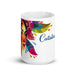 Catalina Exclusive Name Art Piece Home Office Work Coffee Mug Mexican Spanish Pride Gift Cup One-Of-A-Kind Calligraphy White Glossy Mug | C19 Mexicada