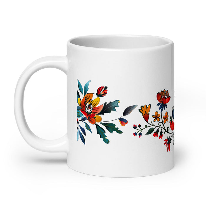 Catalina Exclusive Name Art Piece Home Office Work Coffee Mug Mexican Spanish Pride Gift Cup One-Of-A-Kind Calligraphy White Glossy Mug | C2 Mexicada