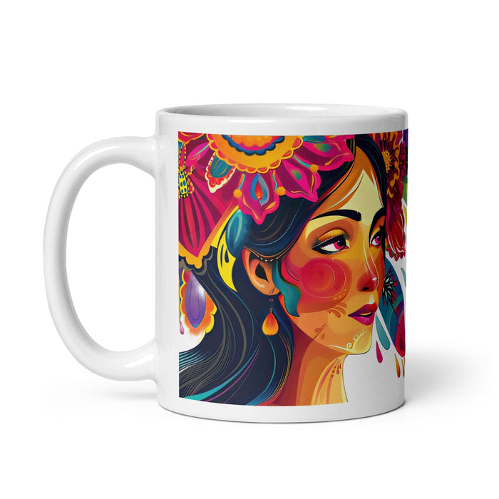 Catalina Exclusive Name Art Piece Home Office Work Coffee Mug Mexican Spanish Pride Gift Cup One-Of-A-Kind Calligraphy White Glossy Mug | C20 Mexicada