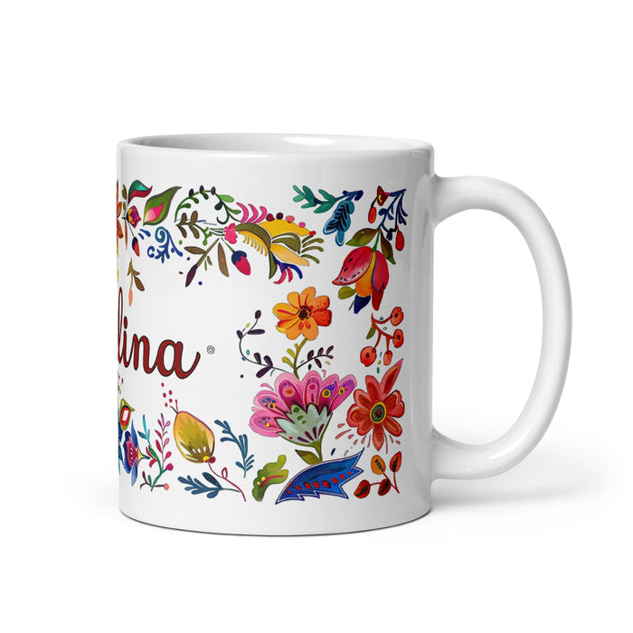 Catalina Exclusive Name Art Piece Home Office Work Coffee Mug Mexican Spanish Pride Gift Cup One-Of-A-Kind Calligraphy White Glossy Mug | C22 Mexicada 11 oz