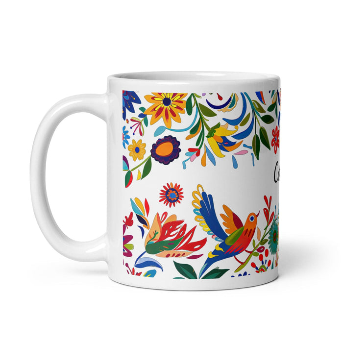 Catalina Exclusive Name Art Piece Home Office Work Coffee Mug Mexican Spanish Pride Gift Cup One-Of-A-Kind Calligraphy White Glossy Mug | C24 Mexicada