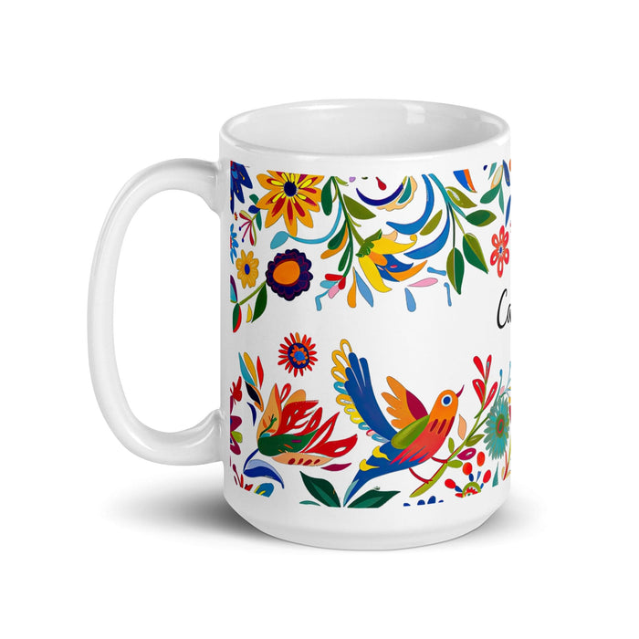 Catalina Exclusive Name Art Piece Home Office Work Coffee Mug Mexican Spanish Pride Gift Cup One-Of-A-Kind Calligraphy White Glossy Mug | C24 Mexicada