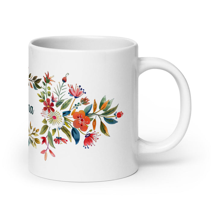 Catalina Exclusive Name Art Piece Home Office Work Coffee Mug Mexican Spanish Pride Gift Cup One-Of-A-Kind Calligraphy White Glossy Mug | C3 Mexicada 20 oz