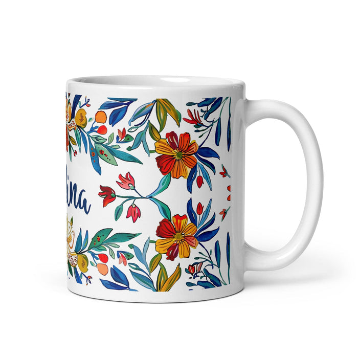 Catalina Exclusive Name Art Piece Home Office Work Coffee Mug Mexican Spanish Pride Gift Cup One-Of-A-Kind Calligraphy White Glossy Mug | C7 Mexicada 11 oz