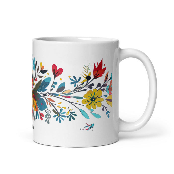 Catalina Exclusive Name Art Piece Home Office Work Coffee Mug Mexican Spanish Pride Gift Cup One-Of-A-Kind Calligraphy White Glossy Mug | C8 Mexicada 11 oz