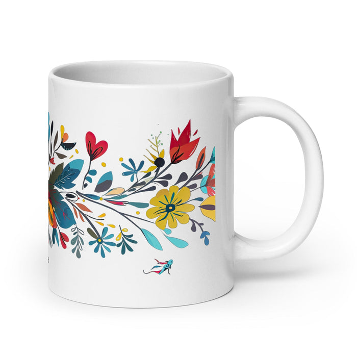 Catalina Exclusive Name Art Piece Home Office Work Coffee Mug Mexican Spanish Pride Gift Cup One-Of-A-Kind Calligraphy White Glossy Mug | C8 Mexicada 20 oz