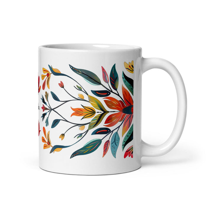 Catalina Exclusive Name Art Piece Home Office Work Coffee Mug Mexican Spanish Pride Gift Cup One-Of-A-Kind Calligraphy White Glossy Mug | C9 Mexicada 11 oz