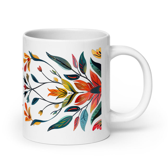 Catalina Exclusive Name Art Piece Home Office Work Coffee Mug Mexican Spanish Pride Gift Cup One-Of-A-Kind Calligraphy White Glossy Mug | C9 Mexicada 20 oz