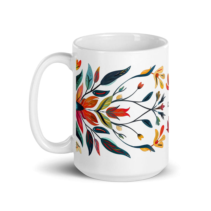 Catalina Exclusive Name Art Piece Home Office Work Coffee Mug Mexican Spanish Pride Gift Cup One-Of-A-Kind Calligraphy White Glossy Mug | C9 Mexicada