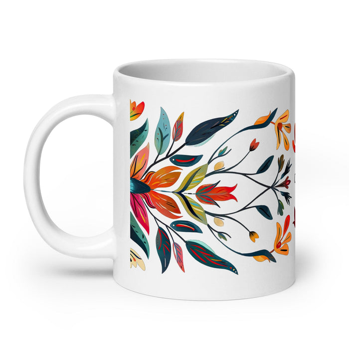 Catalina Exclusive Name Art Piece Home Office Work Coffee Mug Mexican Spanish Pride Gift Cup One-Of-A-Kind Calligraphy White Glossy Mug | C9 Mexicada