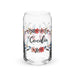 Cecilia Exclusive Name Art Piece Can-Shaped Glass Home Office Work Mexican Spanish Pride Gift Cup One-Of-A-Kind Calligraphy Glass | C11 Mexicada 16 oz