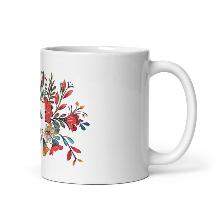 Cecilia Exclusive Name Art Piece Home Office Work Coffee Mug Mexican Spanish Pride Gift Cup One-Of-A-Kind Calligraphy White Glossy Mug | C1 Mexicada 11 oz