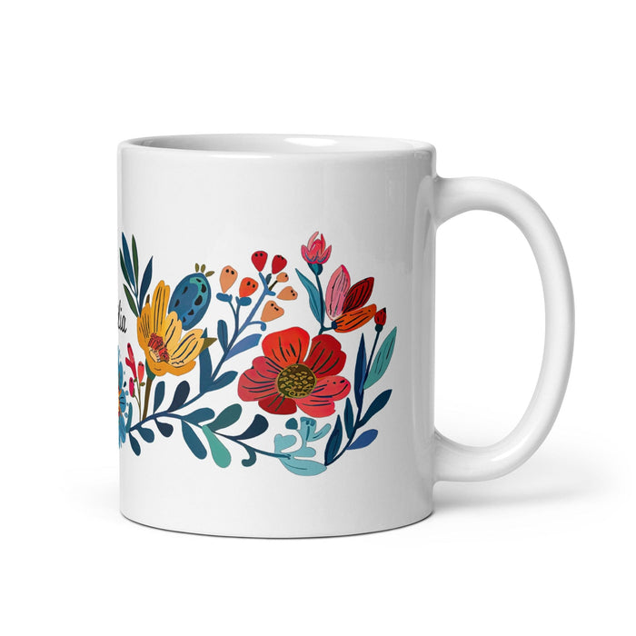 Cecilia Exclusive Name Art Piece Home Office Work Coffee Mug Mexican Spanish Pride Gift Cup One-Of-A-Kind Calligraphy White Glossy Mug | C12 Mexicada 11 oz