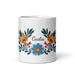 Cecilia Exclusive Name Art Piece Home Office Work Coffee Mug Mexican Spanish Pride Gift Cup One-Of-A-Kind Calligraphy White Glossy Mug | C12 Mexicada