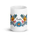 Cecilia Exclusive Name Art Piece Home Office Work Coffee Mug Mexican Spanish Pride Gift Cup One-Of-A-Kind Calligraphy White Glossy Mug | C12 Mexicada