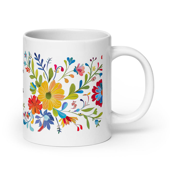 Cecilia Exclusive Name Art Piece Home Office Work Coffee Mug Mexican Spanish Pride Gift Cup One-Of-A-Kind Calligraphy White Glossy Mug | C20 Mexicada 20 oz