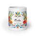 Cecilia Exclusive Name Art Piece Home Office Work Coffee Mug Mexican Spanish Pride Gift Cup One-Of-A-Kind Calligraphy White Glossy Mug | C20 Mexicada