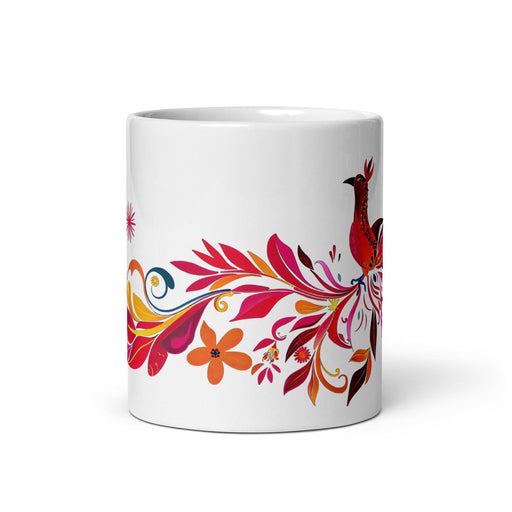 Cecilia Exclusive Name Art Piece Home Office Work Coffee Mug Mexican Spanish Pride Gift Cup One-Of-A-Kind Calligraphy White Glossy Mug | C25 Mexicada