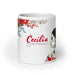 Cecilia Exclusive Name Art Piece Home Office Work Coffee Mug Mexican Spanish Pride Gift Cup One-Of-A-Kind Calligraphy White Glossy Mug | C4 Mexicada