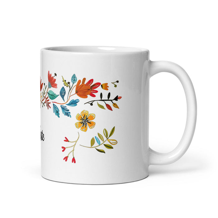 Celeste Exclusive Name Art Piece Home Office Work Coffee Mug Mexican Spanish Pride Gift Cup One-Of-A-Kind Calligraphy White Glossy Mug | C10 Mexicada 11 oz