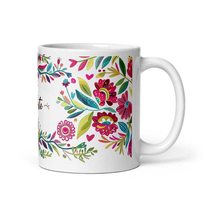 Celeste Exclusive Name Art Piece Home Office Work Coffee Mug Mexican Spanish Pride Gift Cup One-Of-A-Kind Calligraphy White Glossy Mug | C12 Mexicada 11 oz