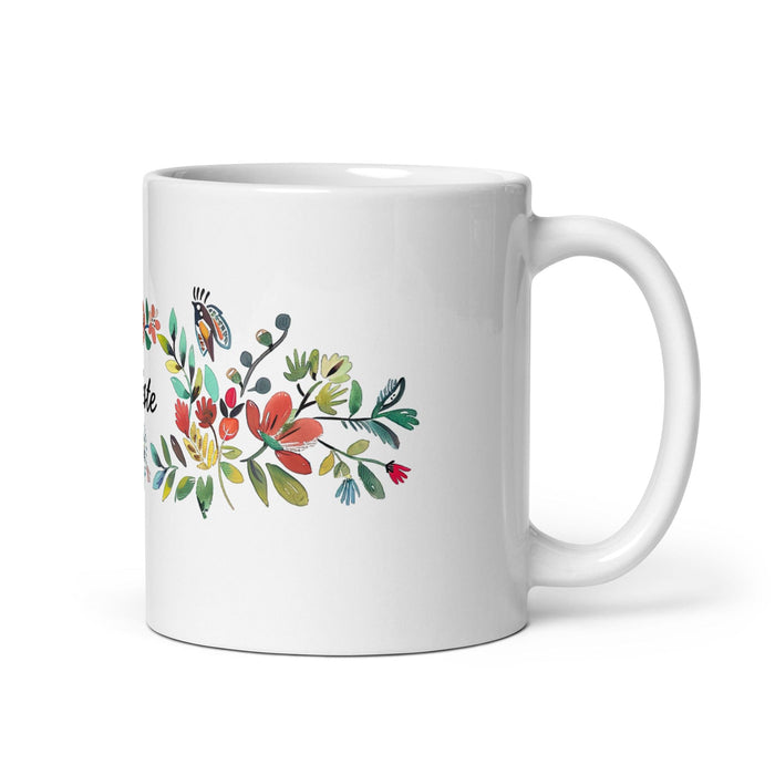 Celeste Exclusive Name Art Piece Home Office Work Coffee Mug Mexican Spanish Pride Gift Cup One-Of-A-Kind Calligraphy White Glossy Mug | C18 Mexicada 11 oz