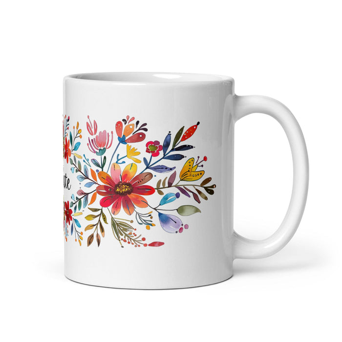 Celeste Exclusive Name Art Piece Home Office Work Coffee Mug Mexican Spanish Pride Gift Cup One-Of-A-Kind Calligraphy White Glossy Mug | C2 Mexicada 11 oz