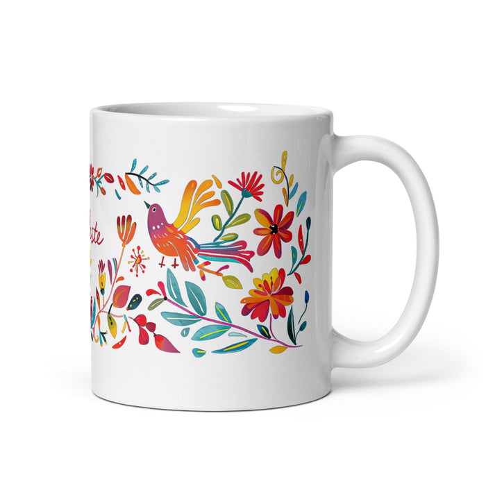 Celeste Exclusive Name Art Piece Home Office Work Coffee Mug Mexican Spanish Pride Gift Cup One-Of-A-Kind Calligraphy White Glossy Mug | C20 Mexicada 11 oz