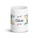 Celeste Exclusive Name Art Piece Home Office Work Coffee Mug Mexican Spanish Pride Gift Cup One-Of-A-Kind Calligraphy White Glossy Mug | C21 Mexicada