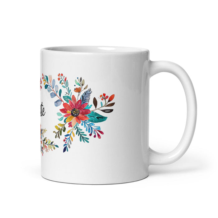 Celeste Exclusive Name Art Piece Home Office Work Coffee Mug Mexican Spanish Pride Gift Cup One-Of-A-Kind Calligraphy White Glossy Mug | C23 Mexicada 11 oz