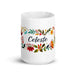 Celeste Exclusive Name Art Piece Home Office Work Coffee Mug Mexican Spanish Pride Gift Cup One-Of-A-Kind Calligraphy White Glossy Mug | C24 Mexicada