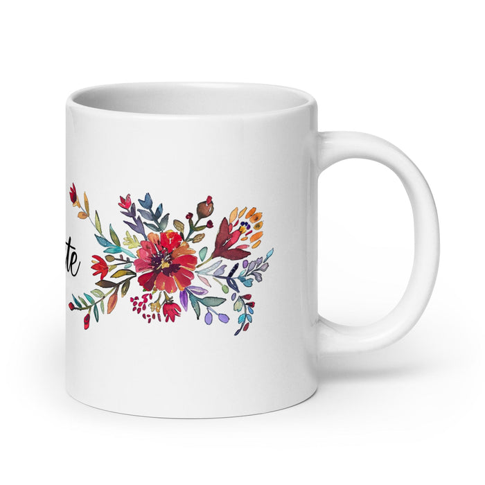 Celeste Exclusive Name Art Piece Home Office Work Coffee Mug Mexican Spanish Pride Gift Cup One-Of-A-Kind Calligraphy White Glossy Mug | C5 Mexicada 20 oz