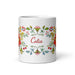 Celia Exclusive Name Art Piece Home Office Work Coffee Mug Mexican Spanish Pride Gift Cup One-Of-A-Kind Calligraphy White Glossy Mug | C11 Mexicada