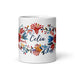 Celia Exclusive Name Art Piece Home Office Work Coffee Mug Mexican Spanish Pride Gift Cup One-Of-A-Kind Calligraphy White Glossy Mug | C16 Mexicada