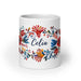 Celia Exclusive Name Art Piece Home Office Work Coffee Mug Mexican Spanish Pride Gift Cup One-Of-A-Kind Calligraphy White Glossy Mug | C16 Mexicada