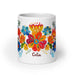 Celia Exclusive Name Art Piece Home Office Work Coffee Mug Mexican Spanish Pride Gift Cup One-Of-A-Kind Calligraphy White Glossy Mug | C4 Mexicada