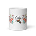 Celia Exclusive Name Art Piece Home Office Work Coffee Mug Mexican Spanish Pride Gift Cup One-Of-A-Kind Calligraphy White Glossy Mug | C6 Mexicada