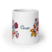 César Exclusive Name Art Piece Home Office Work Coffee Mug Mexican Spanish Pride Gift Cup One-Of-A-Kind Calligraphy White Glossy Mug | C11 Mexicada