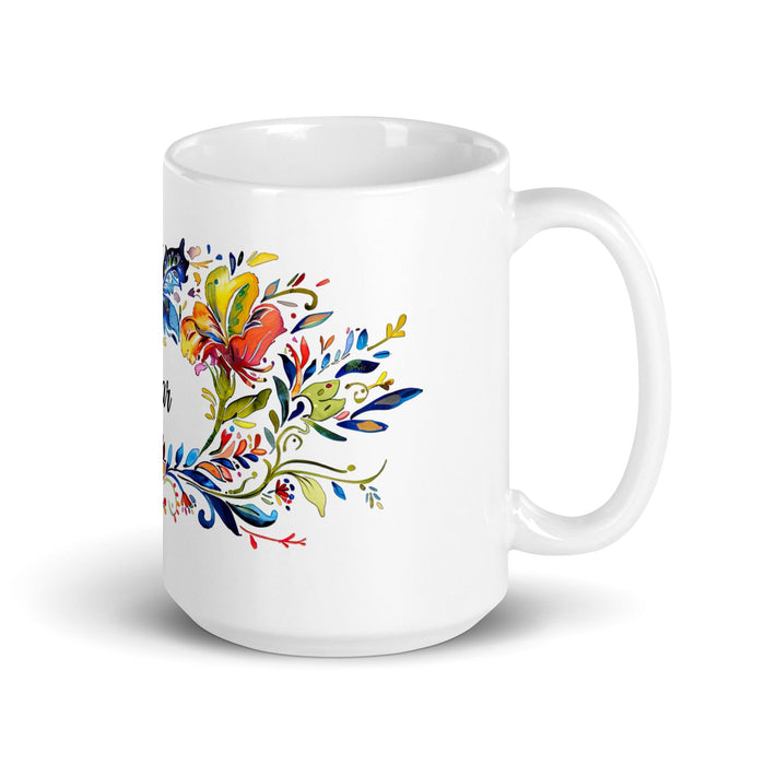 César Exclusive Name Art Piece Home Office Work Coffee Mug Mexican Spanish Pride Gift Cup One-Of-A-Kind Calligraphy White Glossy Mug | C17 Mexicada 15 oz