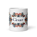 César Exclusive Name Art Piece Home Office Work Coffee Mug Mexican Spanish Pride Gift Cup One-Of-A-Kind Calligraphy White Glossy Mug | C7 Mexicada