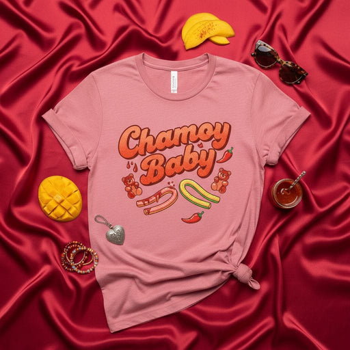 Chamoy Baby Shirt, Mexican Candy T-Shirt, Spicy Mango and Chili Candy Tee, Dulces Mexicanos Unisex Shirt, Cute Chamoy Snack Food Top, Mexican Culture Gift Idea. Mexicada