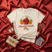 Chamoy-mento Feliz T-Shirt, Happy Chamoy Apple Tee, Mexican Candy Inspired Shirt, Día de Muertos Marigold Flower Graphic, Calavera Sugar Skull Gift Idea Mexicada