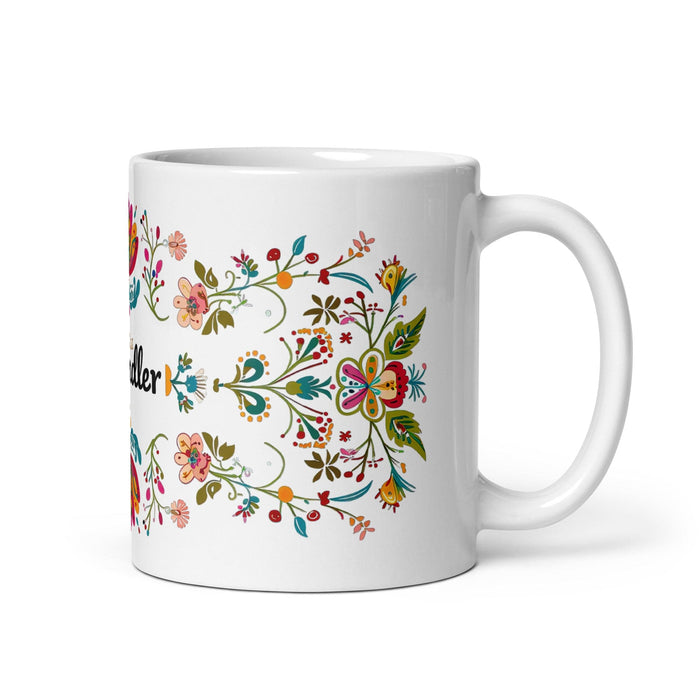 Chandler Exclusive Name Art Piece Home Office Work Coffee Mug Mexican Spanish Pride Gift Cup One-Of-A-Kind Calligraphy White Glossy Mug | C16 Mexicada 11 oz