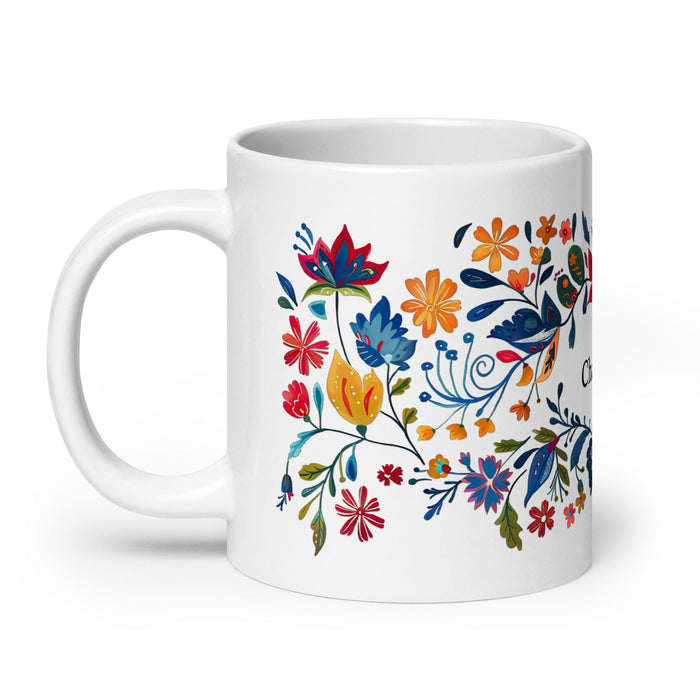 Chandler Exclusive Name Art Piece Home Office Work Coffee Mug Mexican Spanish Pride Gift Cup One-Of-A-Kind Calligraphy White Glossy Mug | C21 Mexicada