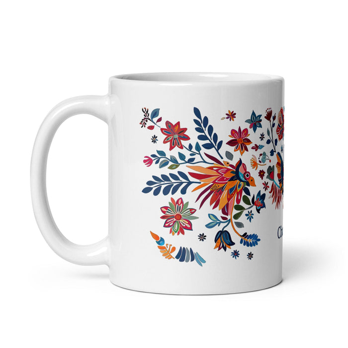 Chandler Exclusive Name Art Piece Home Office Work Coffee Mug Mexican Spanish Pride Gift Cup One-Of-A-Kind Calligraphy White Glossy Mug | C29 Mexicada