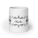 Charles Exclusive Name Art Piece Home Office Work Coffee Mug Mexican Spanish Pride Gift Cup One-Of-A-Kind Calligraphy White Glossy Mug | C12 Mexicada