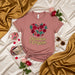 Chismosa de Corazón T-Shirt, Corazón de Rosas y Cactus, Camiseta Unisex, Regalo para Amigas, Latín, Spanish T-Shirt, Rosa Polvo Mexicada