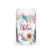 Chloe Exclusive Name Art Piece Can-Shaped Glass Home Office Work Mexican Spanish Pride Gift Cup One-Of-A-Kind Calligraphy Glass | C16 Mexicada 16 oz